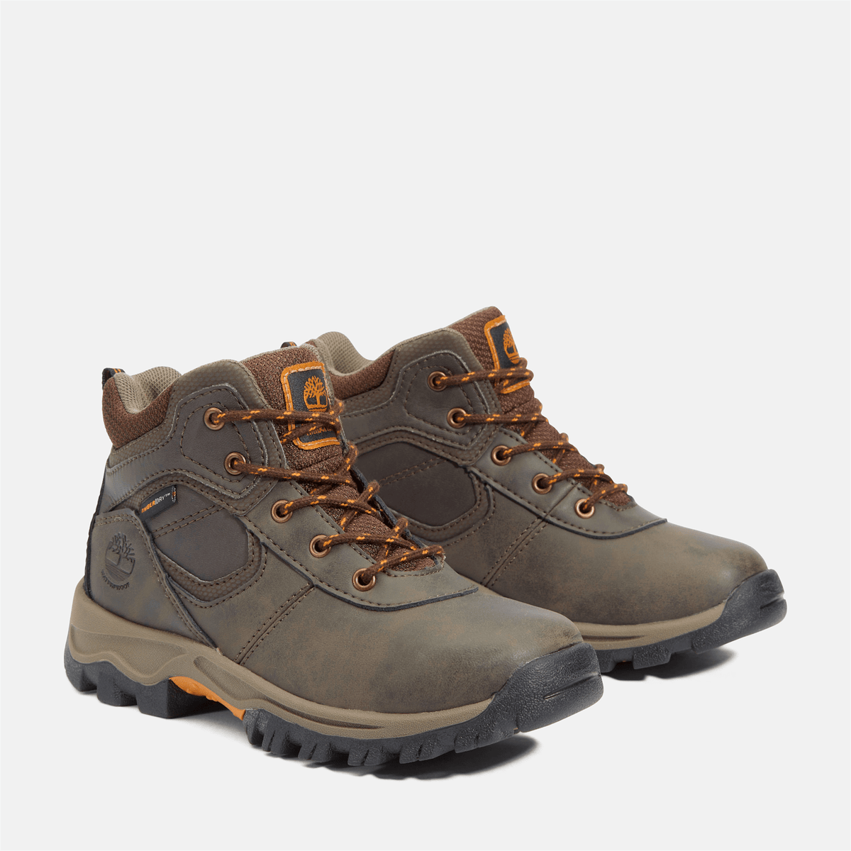 Junior Mt Maddsen Mid Waterproof Hiking Boot TBL Dark Brown ALT4