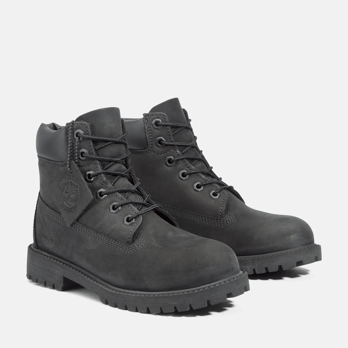 Junior Timberland Premium 6Inch Waterproof Boot TBL Black ALT4