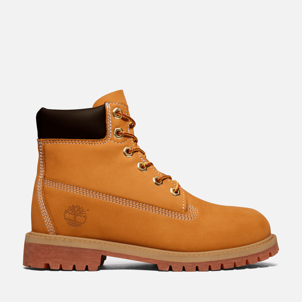 Junior Timberland Premium 6Inch Waterproof Boot TBL Wheat Nubuck HERO