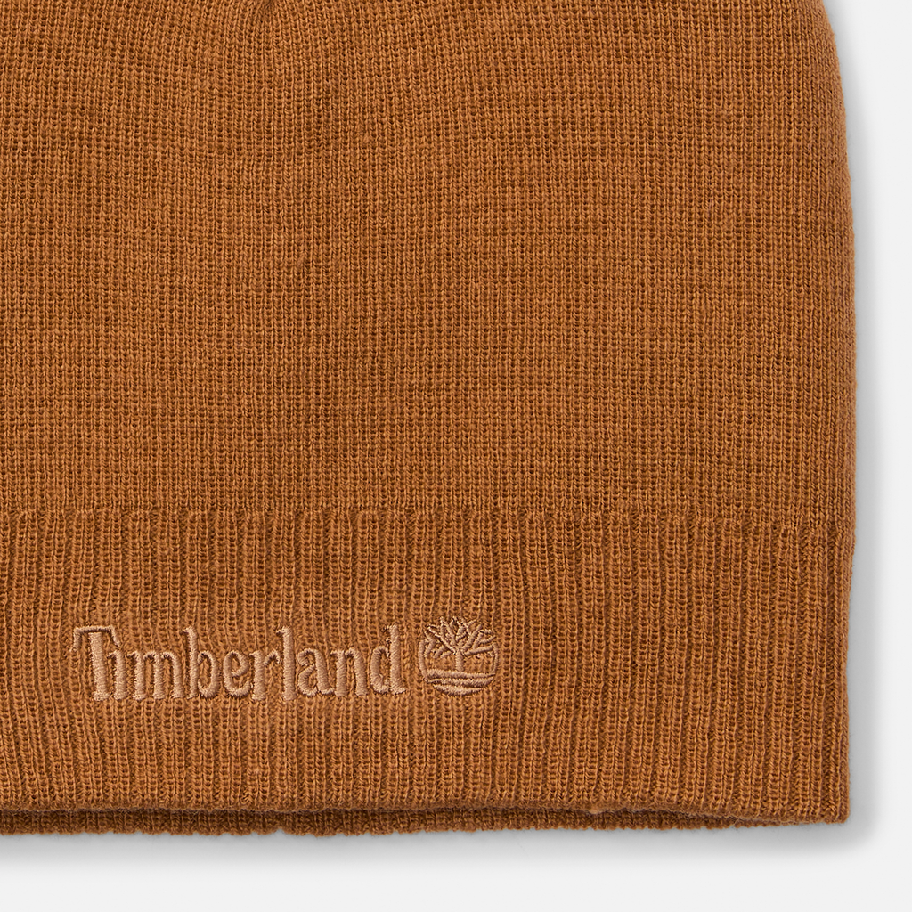 Knit Logo Beanie TBL Wheat ALT2