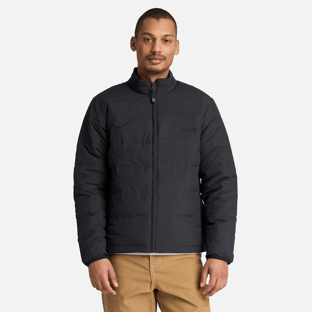 Mens Axis Peak Water Repellent Puffer Jacket TBL Black ALT1