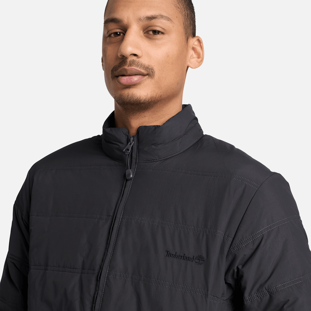 Mens Axis Peak Water Repellent Puffer Jacket TBL Black ALT3