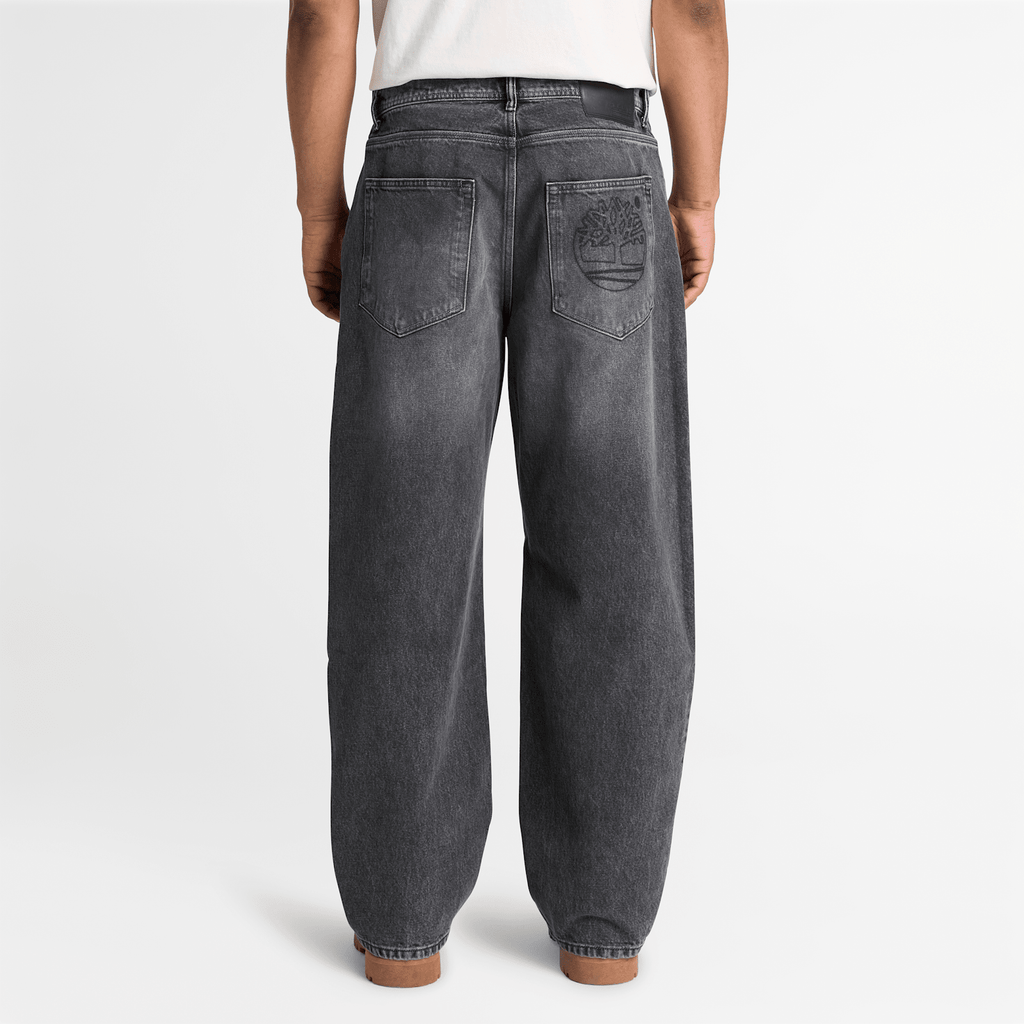 Mens Baggy Denim Pant TBL Black Forest Wash ALT8