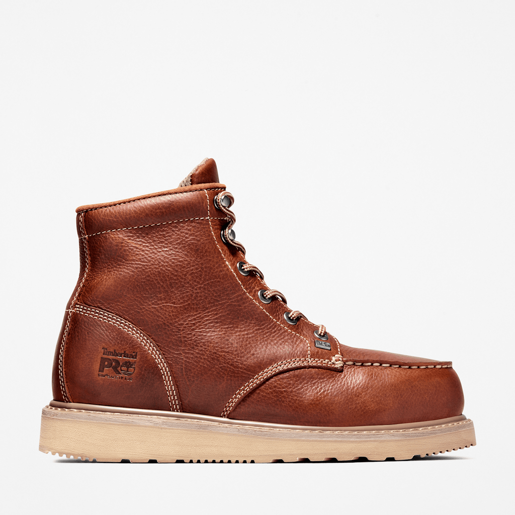 Mens Barstow 6 Alloy Toe Work Boot TBL Brown HERO