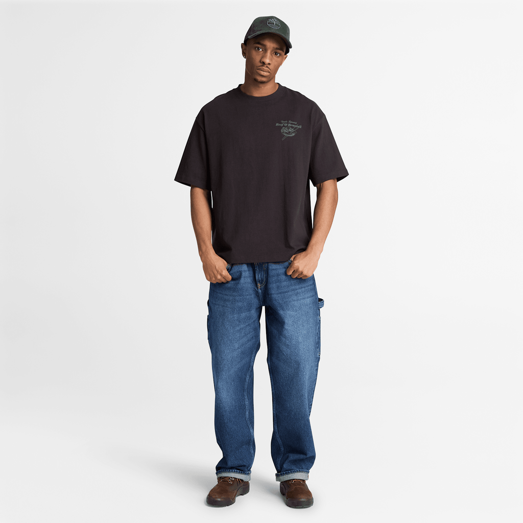 Mens Beef  Broccoli Graphic TShirt TBL Black ALT2