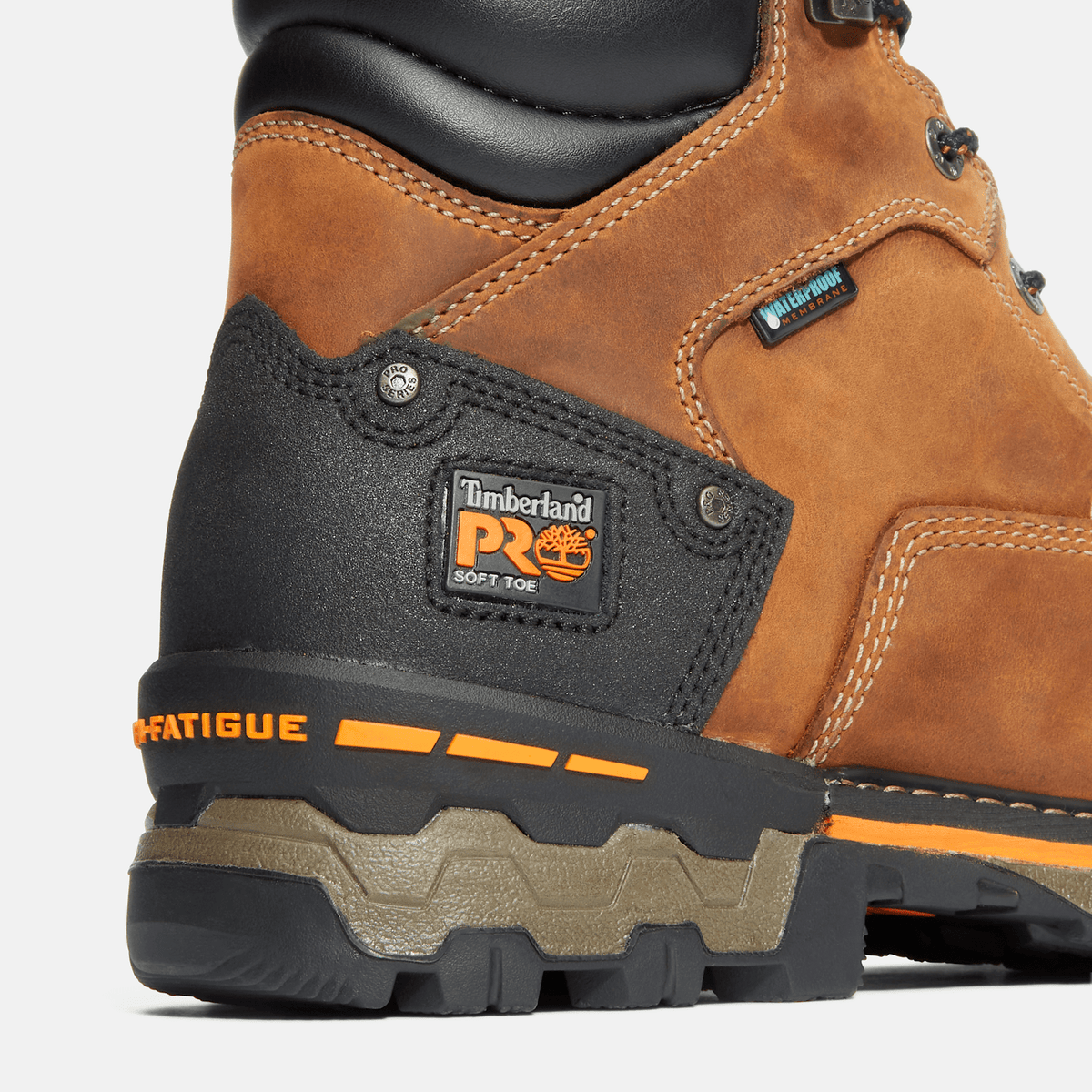 Mens Boondock 6 Waterproof Work Boot TBL Brown ALT7