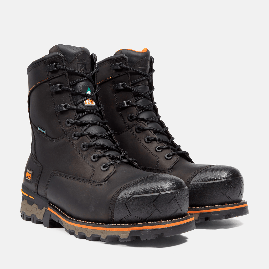 Mens Boondock 8 Composite Toe Waterproof Work Boot TBL Black ALT4