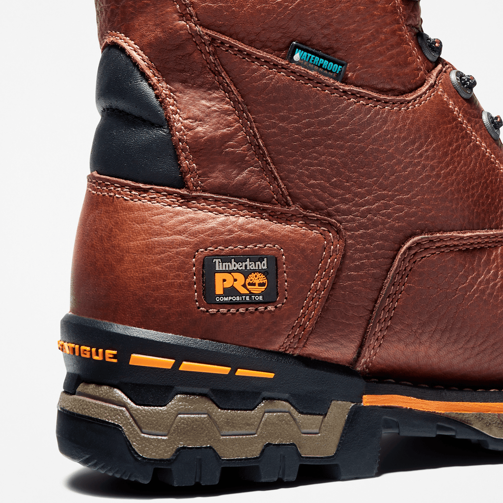 Mens Boondock 8 Composite Toe Waterproof Work Boot TBL Brown ALT6