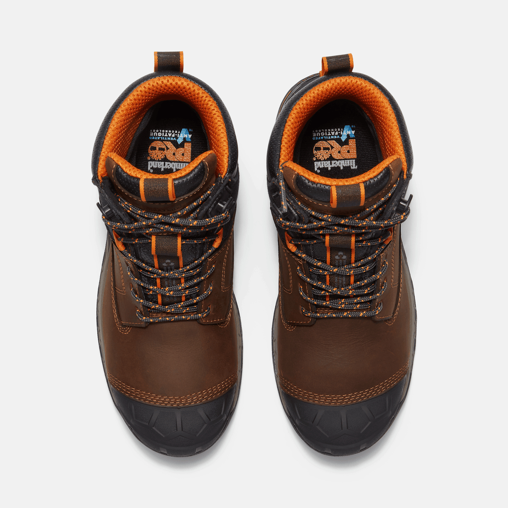 Mens Boondock Ultralight 6 Composite Toe Waterproof Work Boot TBL Medium Brown FullGrain ALT2