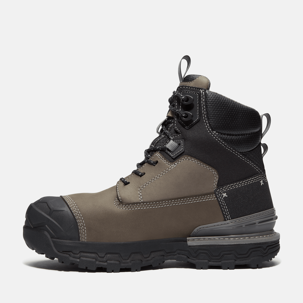 Mens Boondock Ultralight 6 Composite Toe Waterproof Work Boot TBL Grey FullGrainBlack ALT6