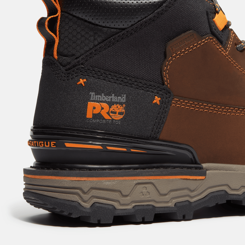Mens Boondock Ultralight 6 Composite Toe Waterproof Work Boot TBL Medium Brown FullGrain ALT7