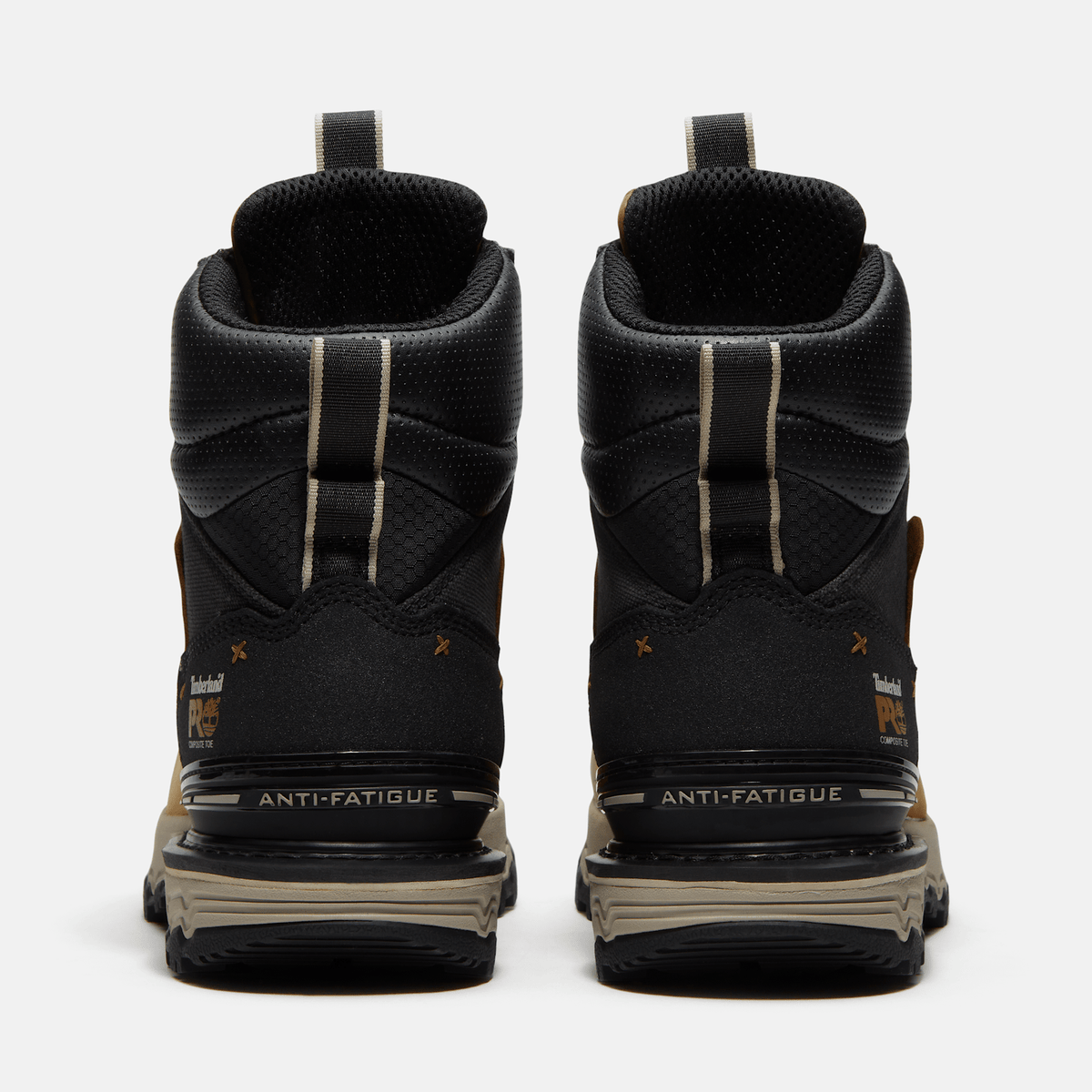 Mens Boondock Ultralight 6 CompositeToe Waterproof Work Boot TBL Wheat FullGrainBlack ALT5