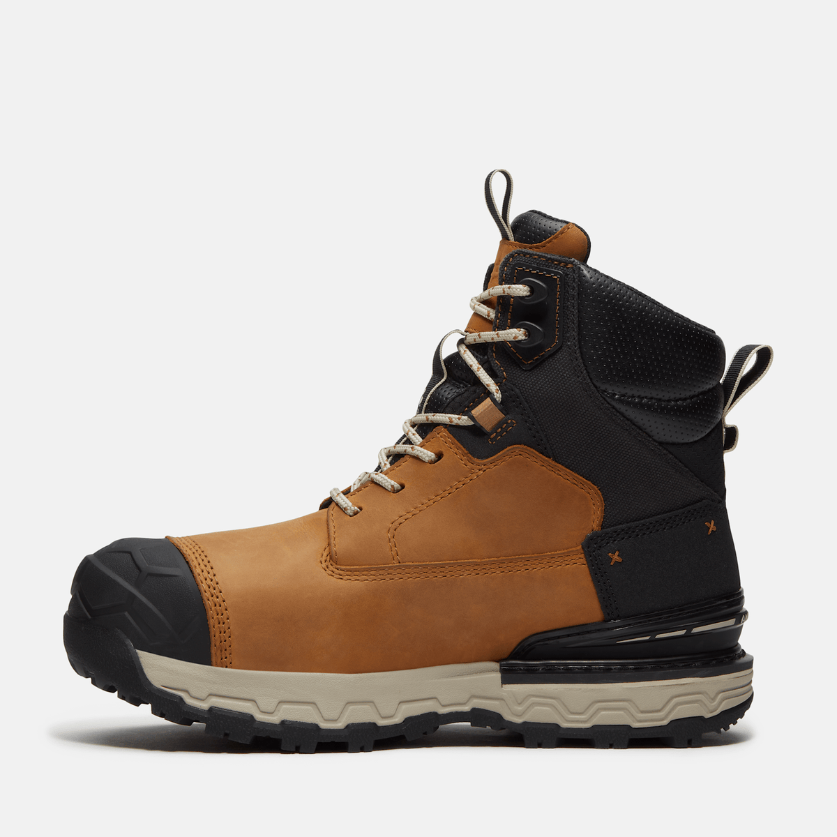 Mens Boondock Ultralight 6 CompositeToe Waterproof Work Boot TBL Wheat FullGrainBlack ALT6