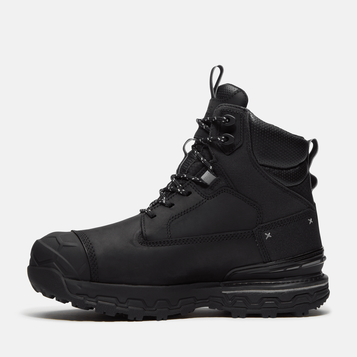 Mens Boondock Ultralight 6 CompositeToe Waterproof Work Boot TBL Black FullGrain ALT6
