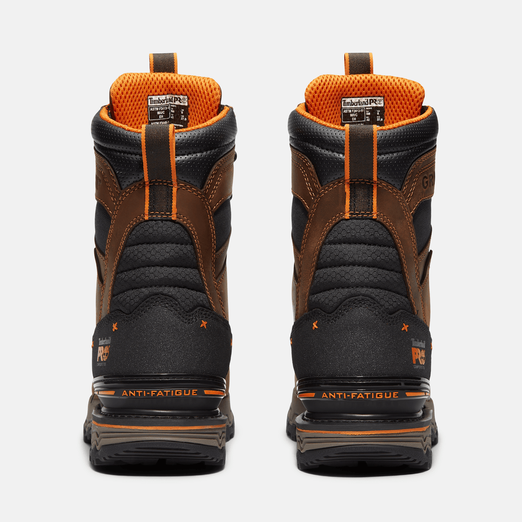 Mens Boondock Ultralight 8 Composite Toe Waterproof Insulated Work Boot TBL Medium Brown FullGrain ALT5