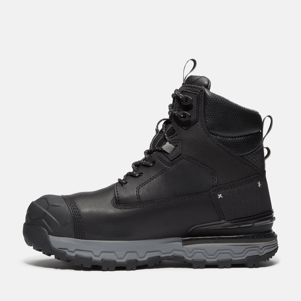 Mens Boondock Ultralight CSA 6 Composite Toe Waterproof Work Boot TBL Black FullGrainGrey ALT6