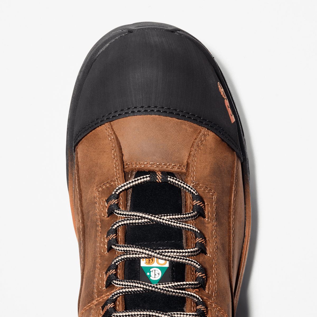 Mens Bosshog 6 Composite Toe Waterproof Work Boot TBL Brown LeatherOrange ALT2