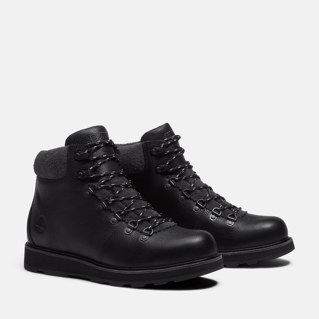 Mens Britton Mills Mid Waterproof Boot TBL Black FullGrain ALT4
