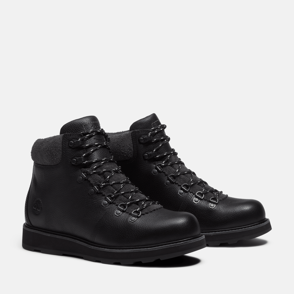Mens Britton Mills Mid Waterproof Boot TBL Black FullGrain ALT4