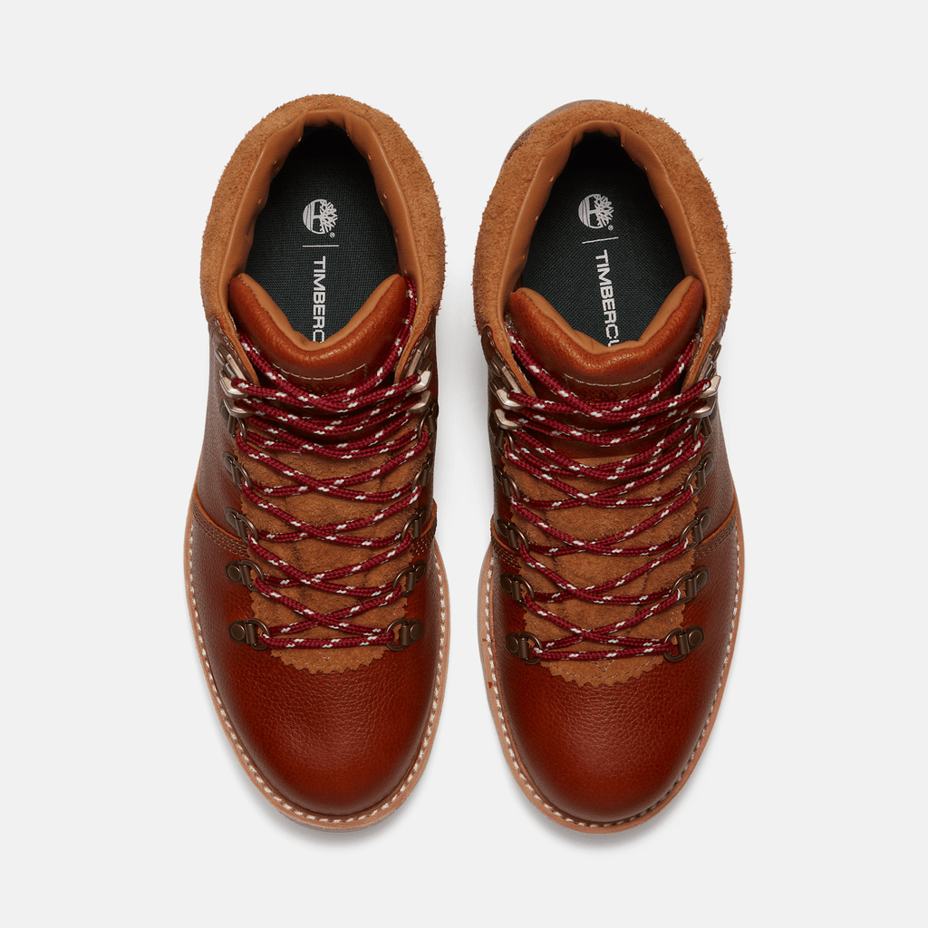 Mens Britton Mills Mid Waterproof Boot TBL Rust FullGrain ALT2