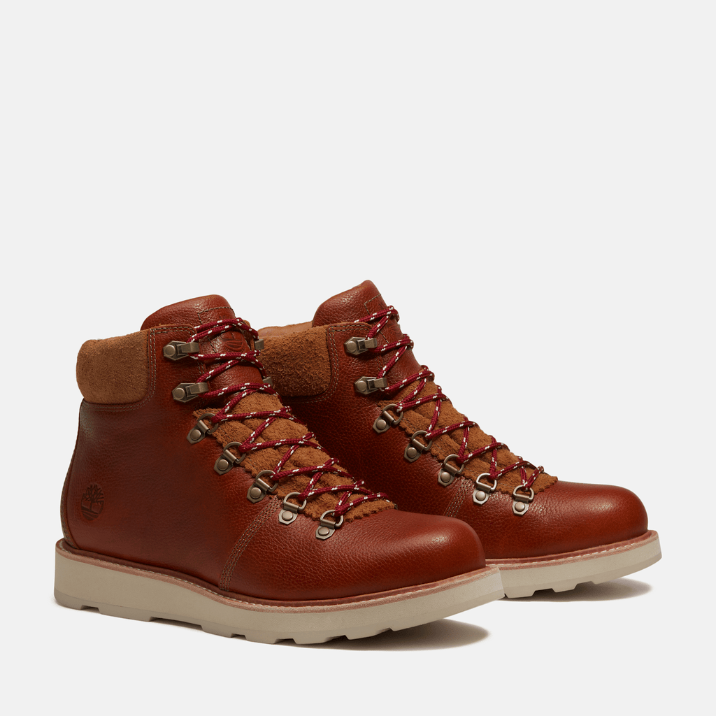 Mens Britton Mills Mid Waterproof Boot TBL Rust FullGrain ALT4