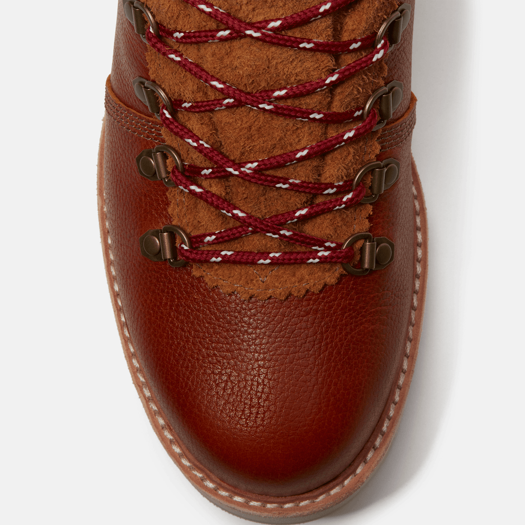 Mens Britton Mills Mid Waterproof Boot TBL Rust FullGrain ALT7