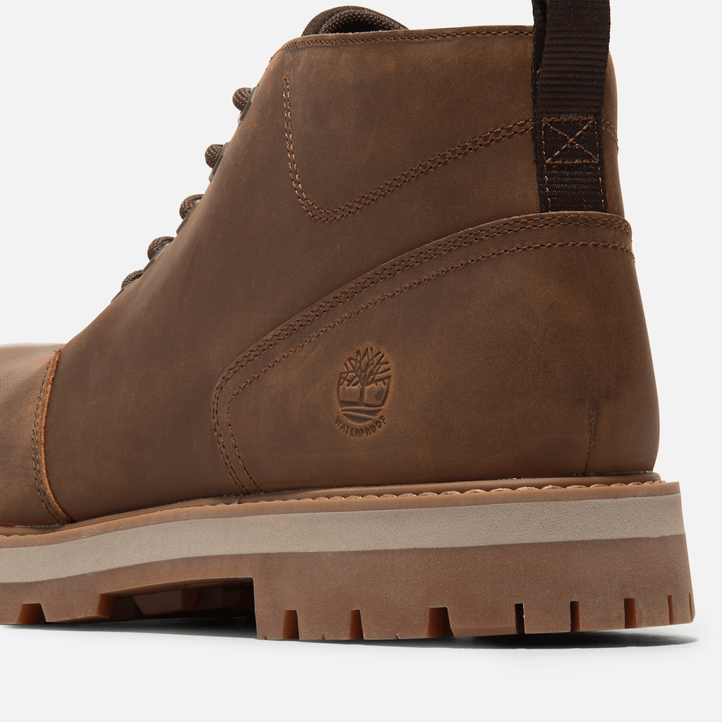 Mens Britton Road Mid Waterproof Chukka Boot TBL Rust FullGrain ALT7