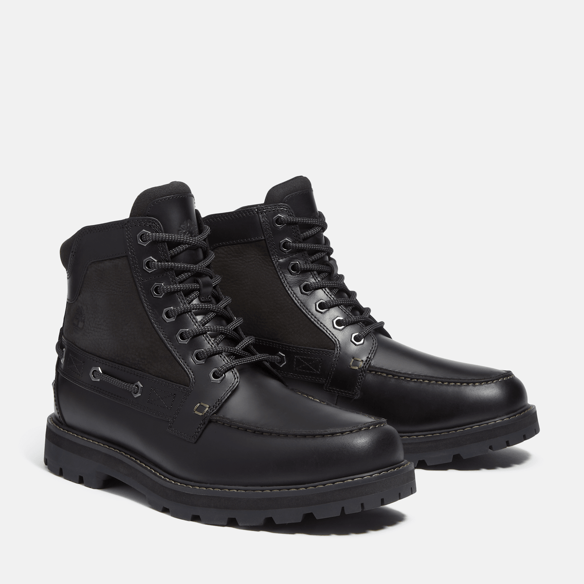 Mens Britton Road MocToe Boot TBL Black FullGrain ALT4