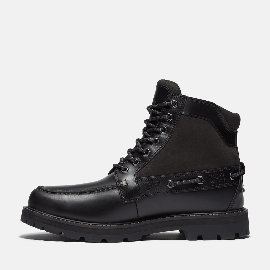 Mens Britton Road MocToe Boot TBL Black FullGrain ALT6