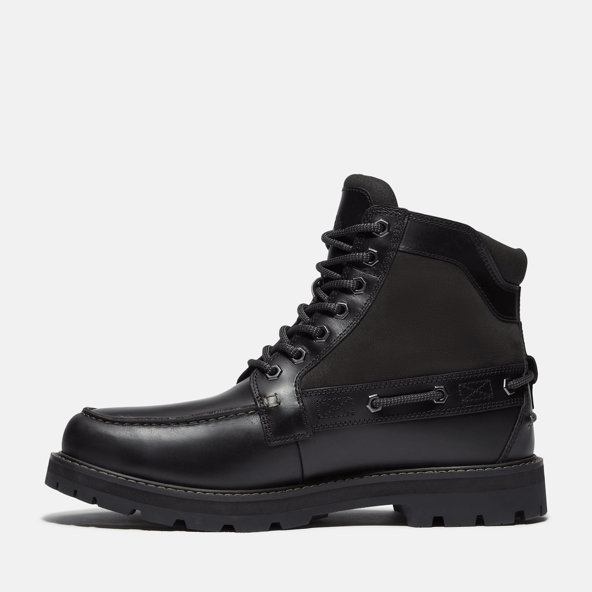 Mens Britton Road MocToe Boot TBL Black FullGrain ALT6