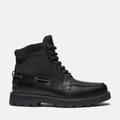 Mens Britton Road MocToe Boot TBL Black FullGrain HERO