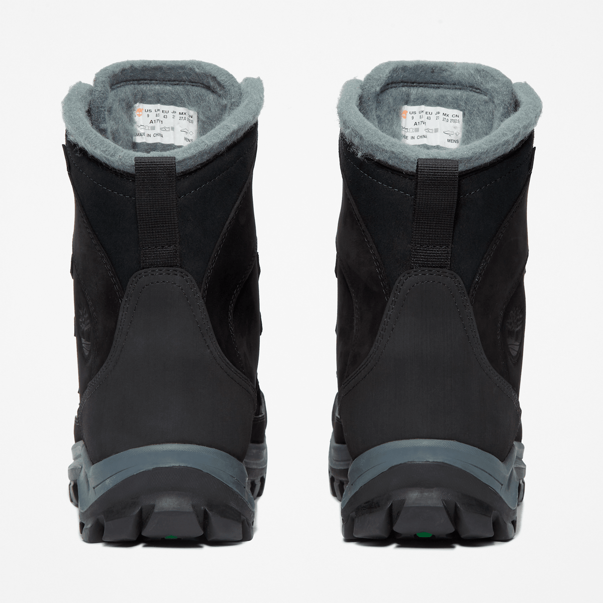 Mens Chillberg Waterproof Winter Boot TBL Black Nubuck ALT5