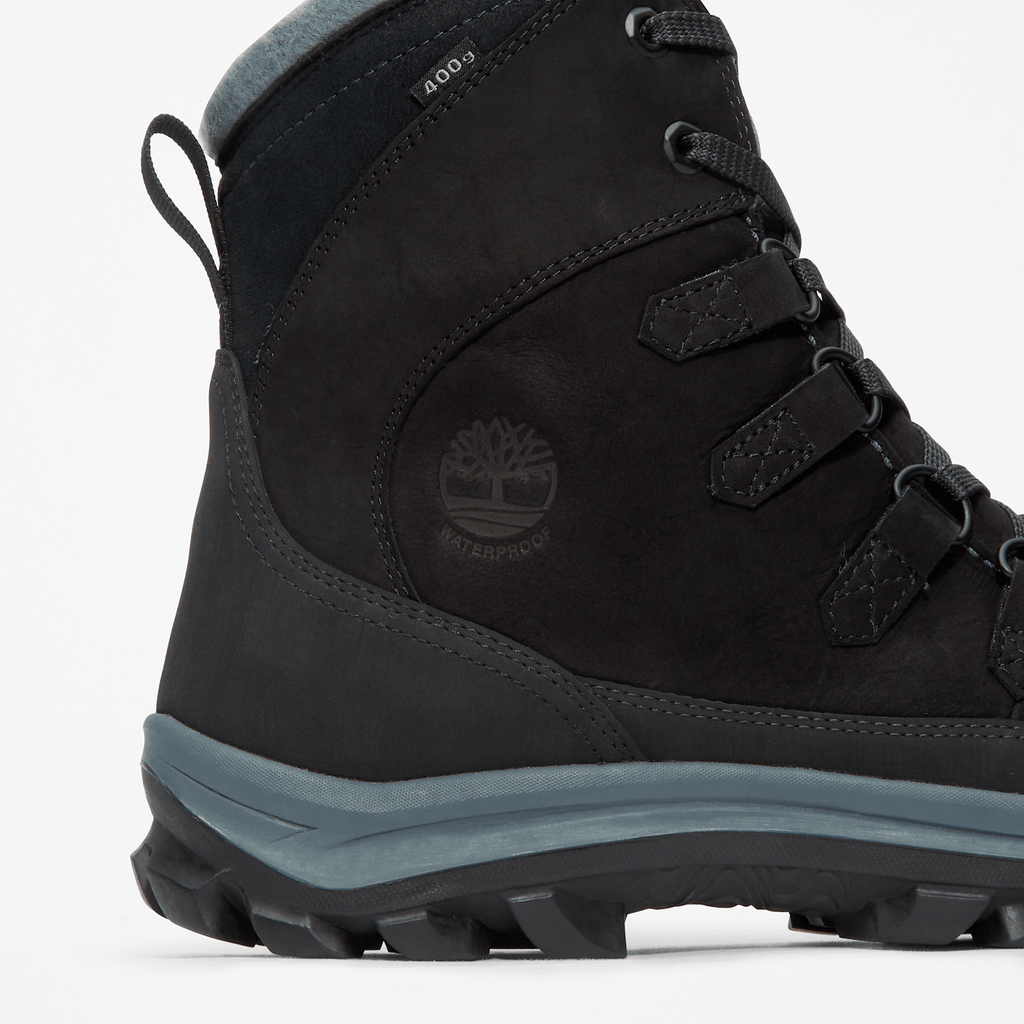 Mens Chillberg Waterproof Winter Boot TBL Black Nubuck ALT7