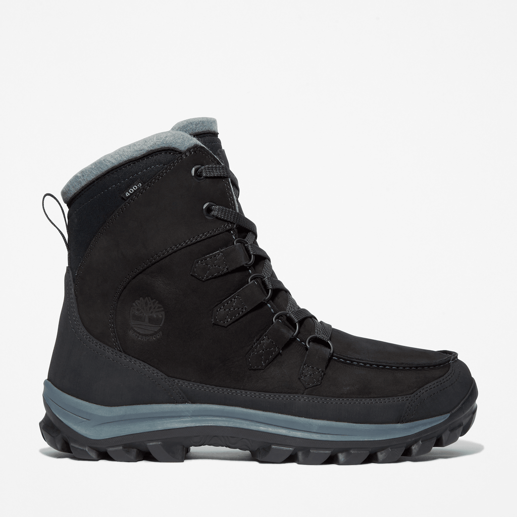 Mens Chillberg Waterproof Winter Boot TBL Black Nubuck HERO
