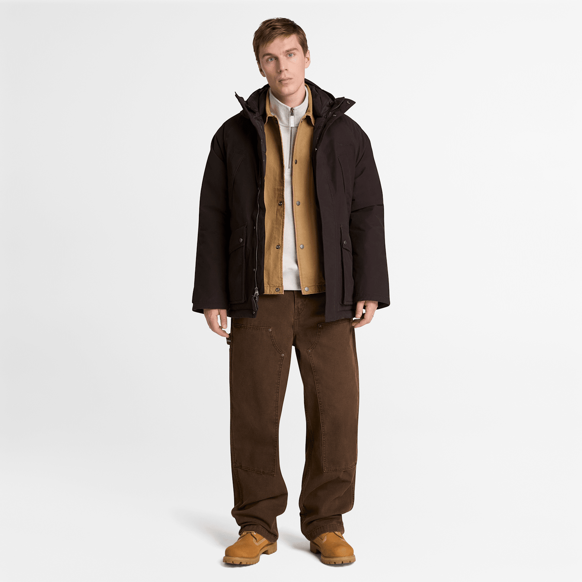 Mens Coach Jacket TBL Medium Brown ALT2