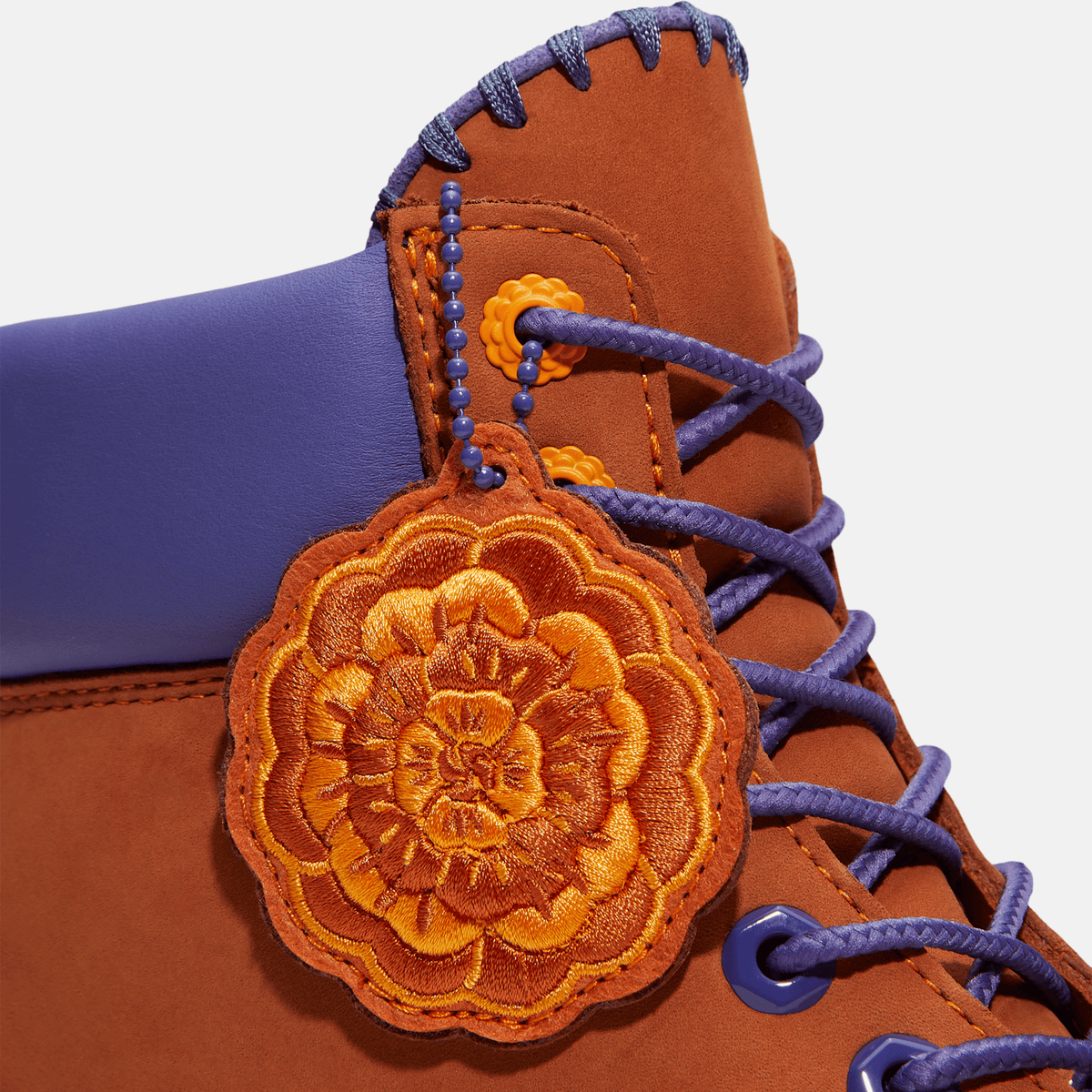 Mens Da de Muertos 6Inch Boot TBL Dark Orange Nubuck ALT7