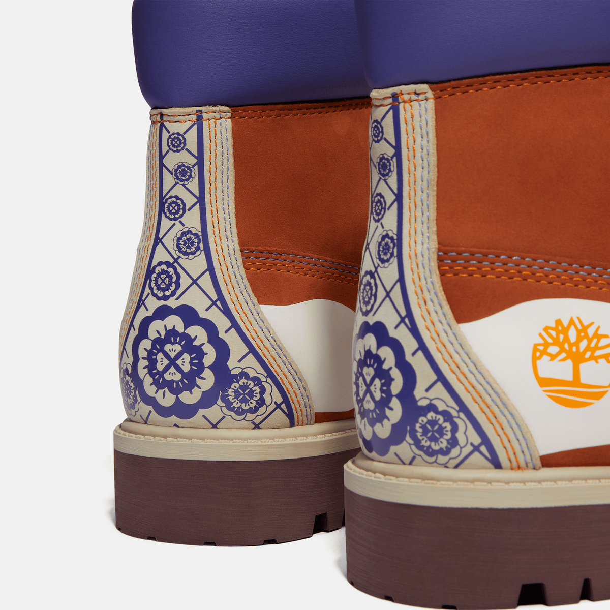Mens Da de Muertos 6Inch Boot TBL Dark Orange Nubuck ALT9