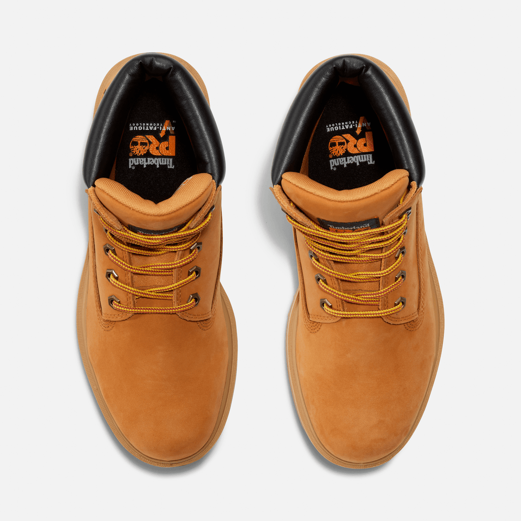 Mens Direct Attach 6 Soft Toe Waterproof Work Boot TBL Wheat ALT2