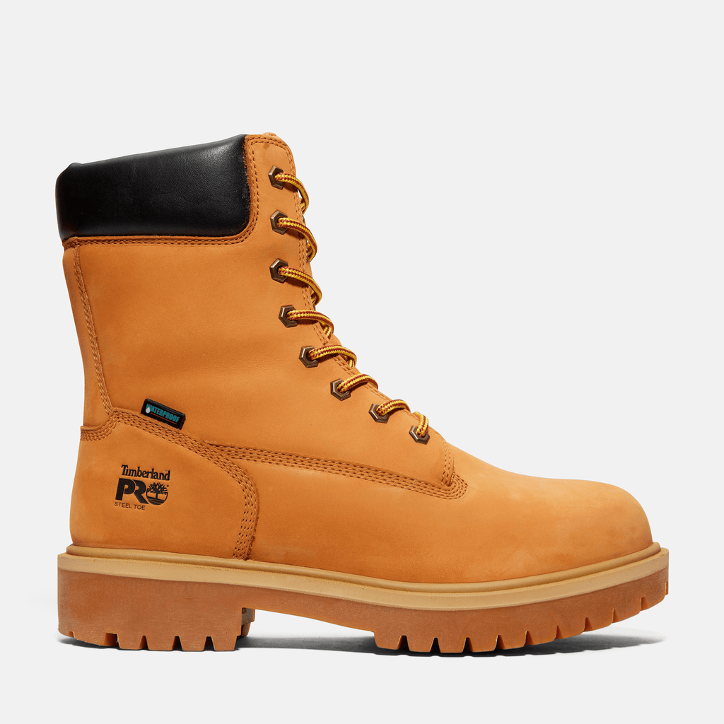 Mens Direct Attach 8 Steel Toe Waterproof Work Boot TBL Wheat HERO