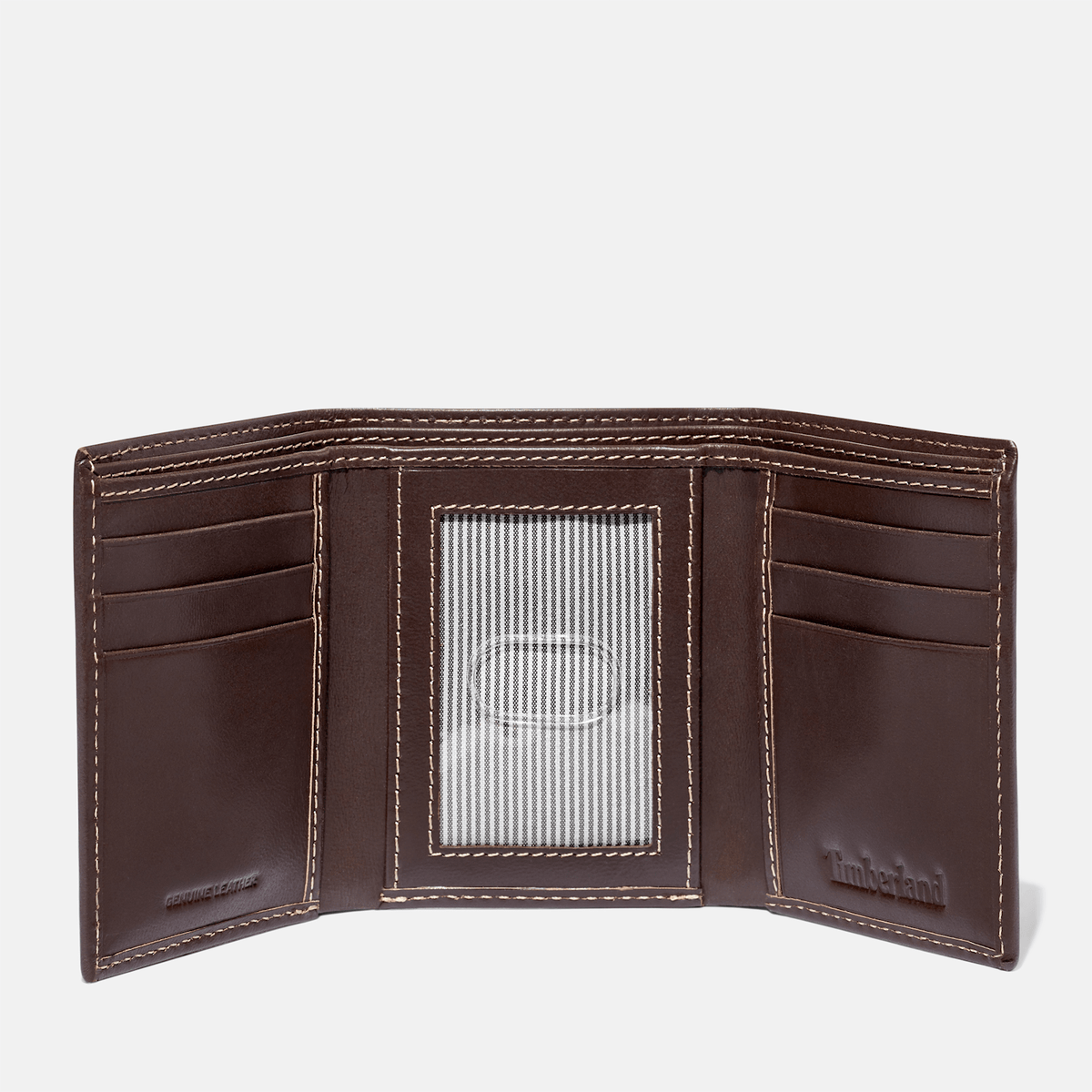 Mens Durham Leather Trifold Wallet TBL Brown ALT1