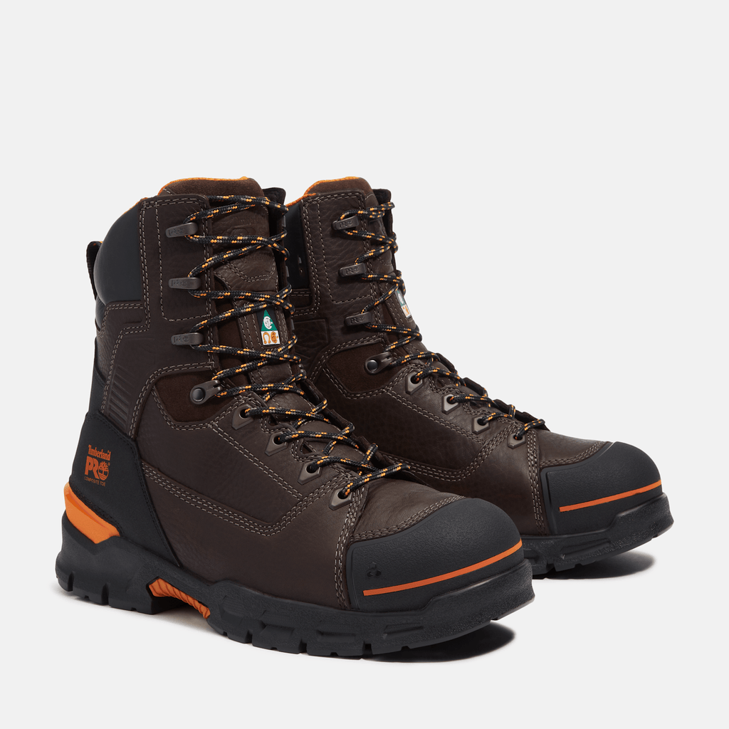 Mens Endurance EV CSA 8 Composite Toe Work Boot TBL Dark Brown FullGrain ALT4