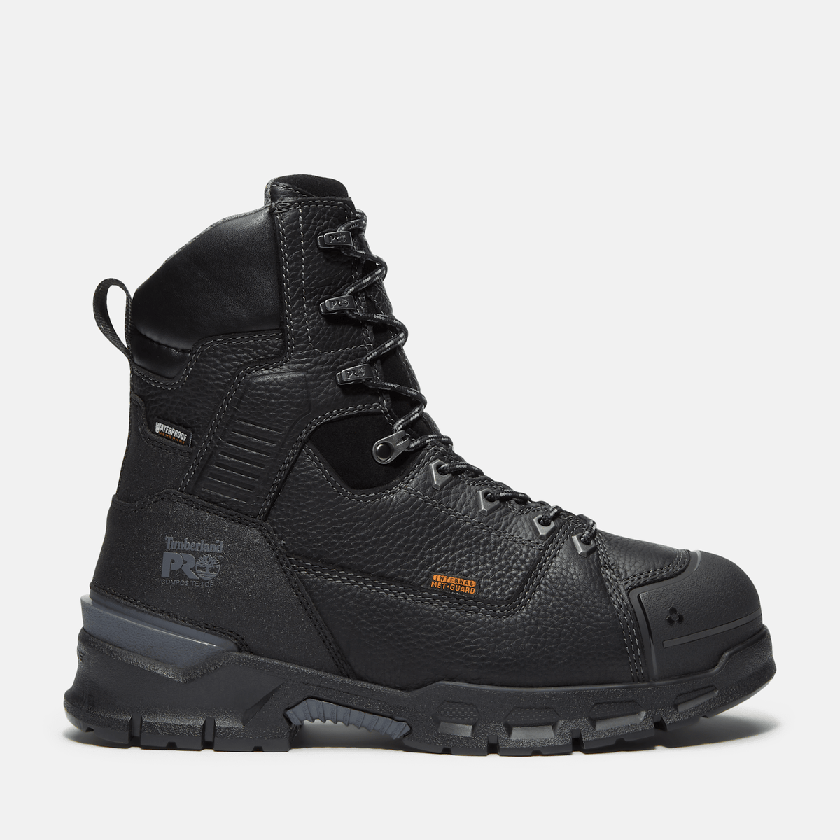 Mens Endurance EV CSA Met Guard 8 Composite Toe Waterproof Work Boot TBL Black FullGrain HERO