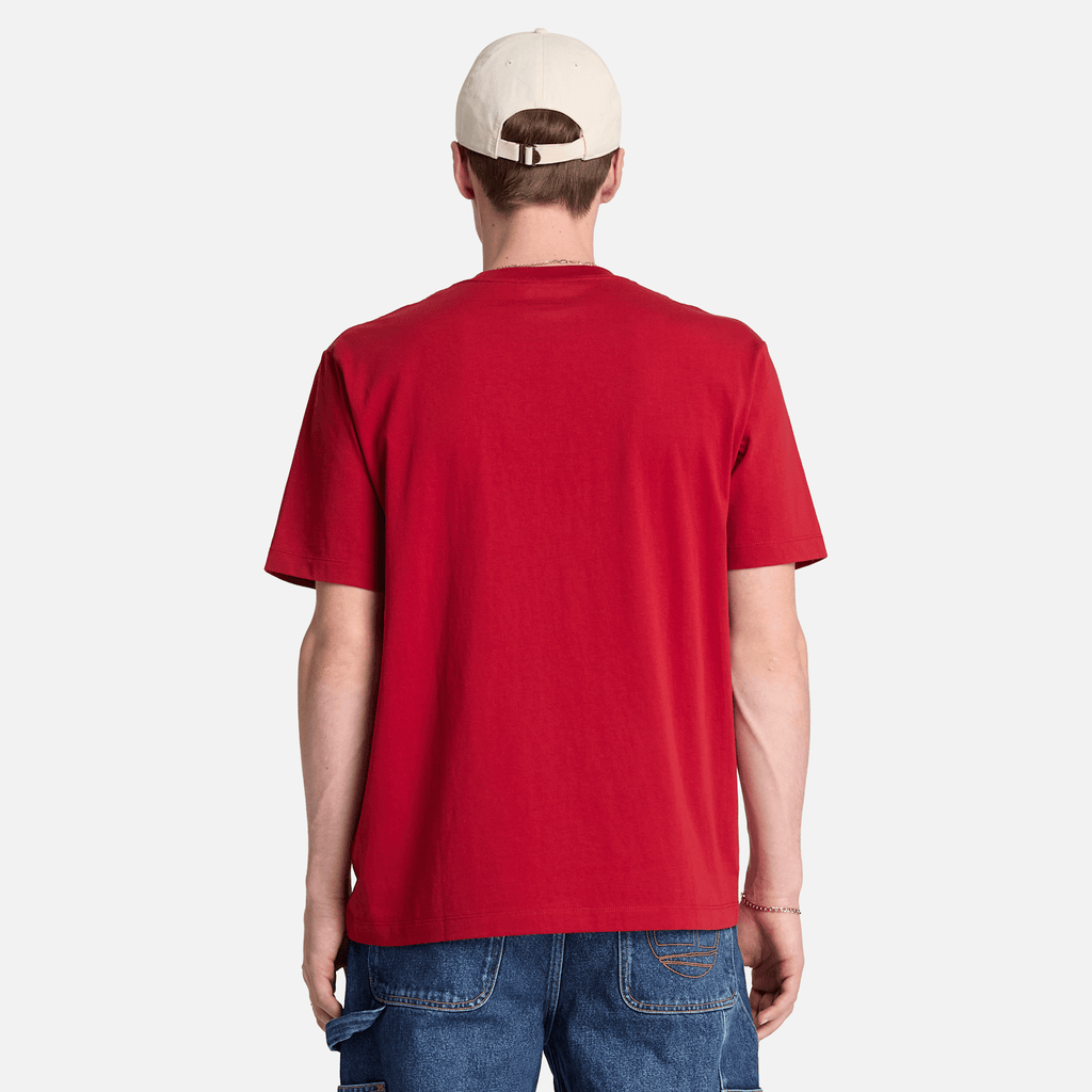 Mens Established 1973 Embroidered ShortSleeve TShirt TBL Rhythmic Red ALT8