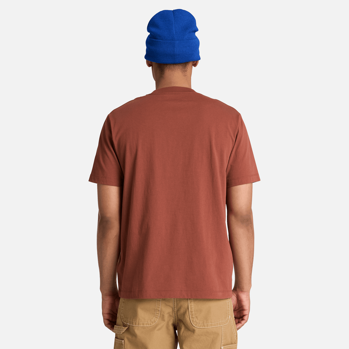 Mens Established 1973 Embroidered ShortSleeve TShirt TBL Brown ALT8