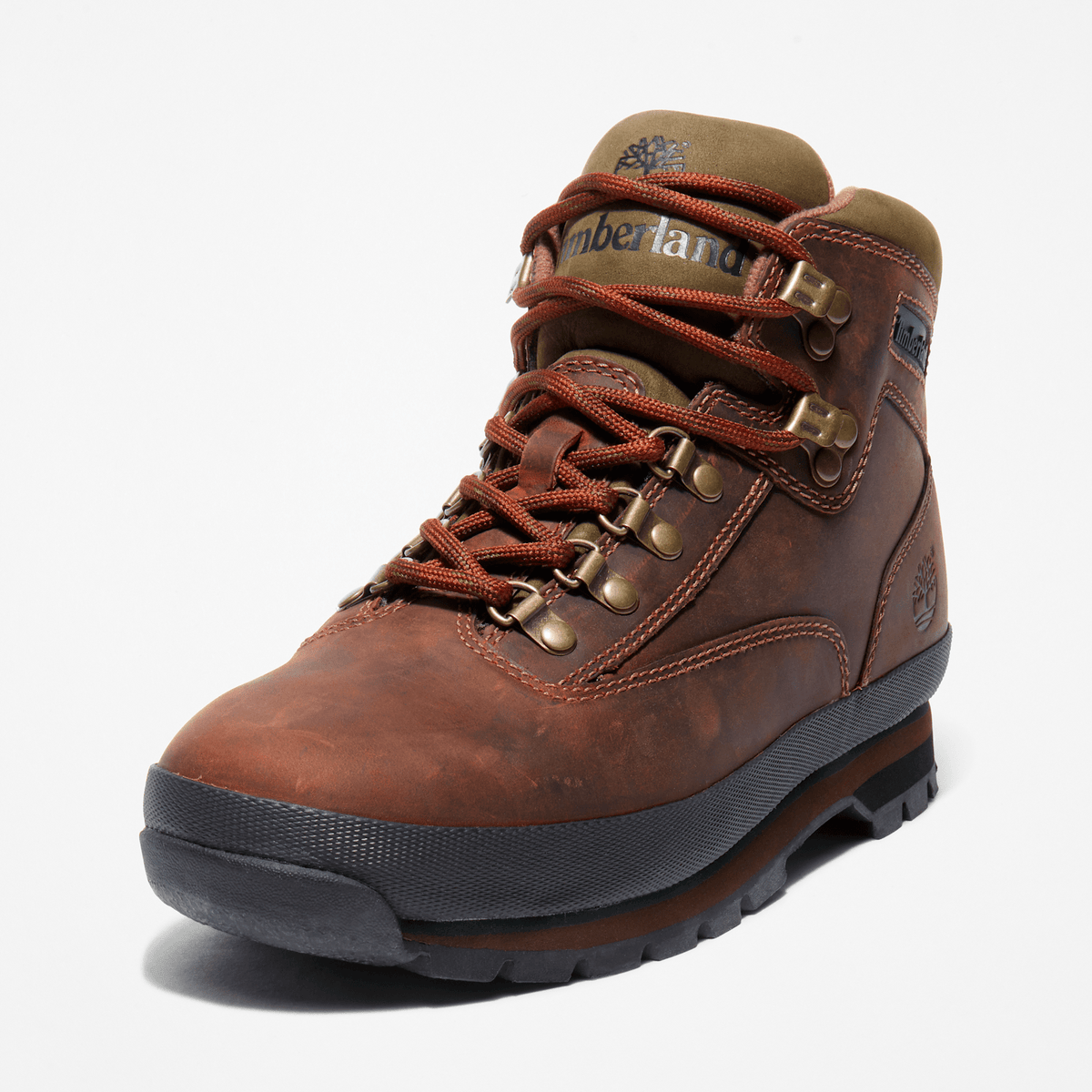 Mens Euro Hiker Leather Boot TBL Brown ALT9