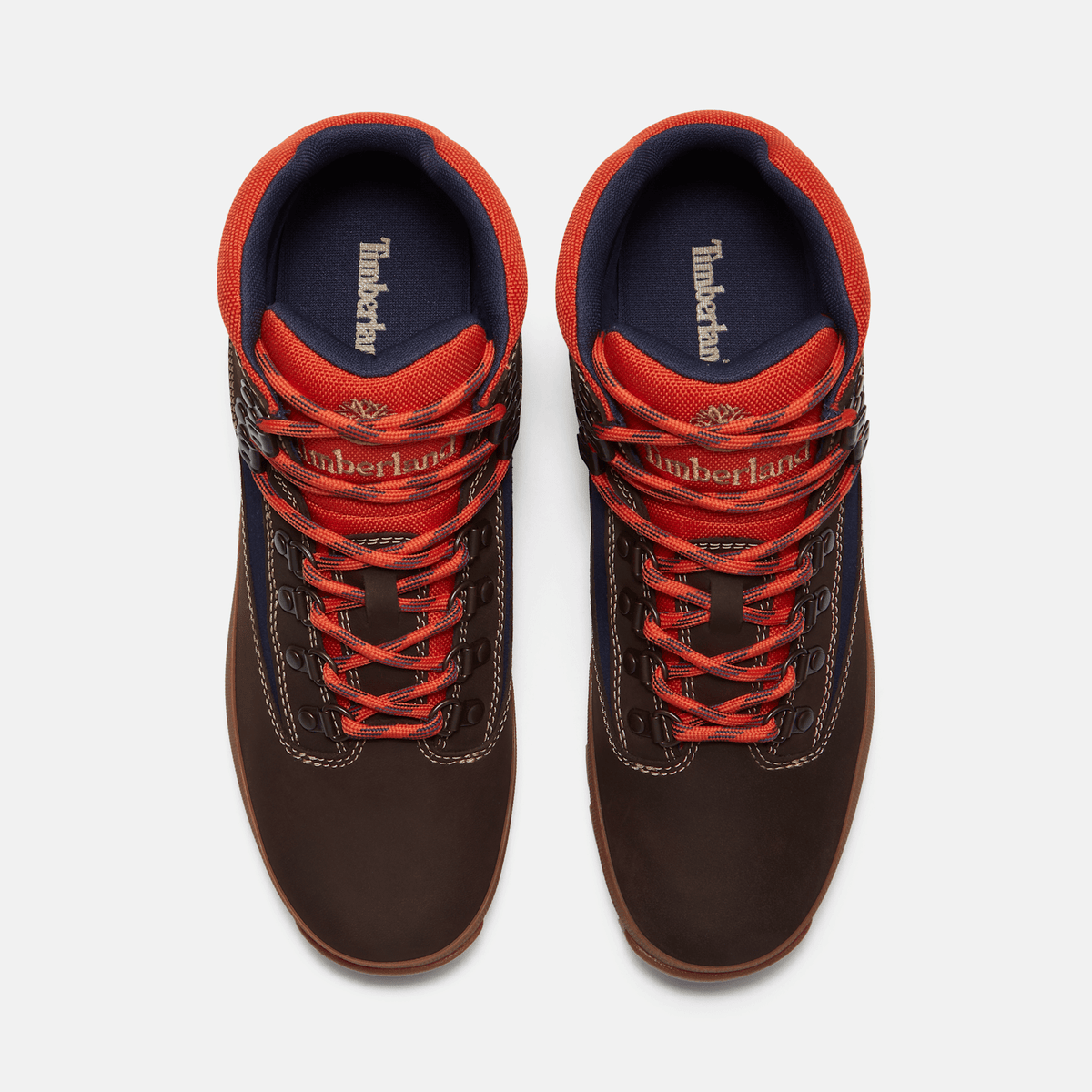 Mens Euro Hiker TBL Dark Brown NubuckDark Blue ALT2