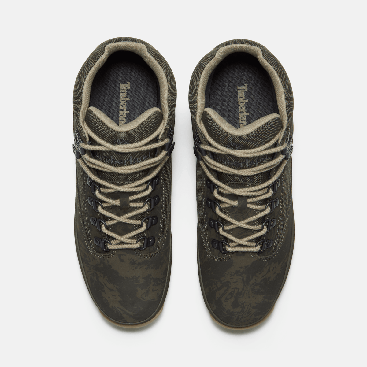 Mens Euro Hiker TBL Dark Green NubuckCamo ALT2