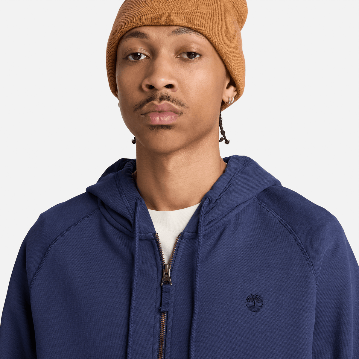 Mens Exeter River FullZip Hoodie TBL Dark Navy ALT3