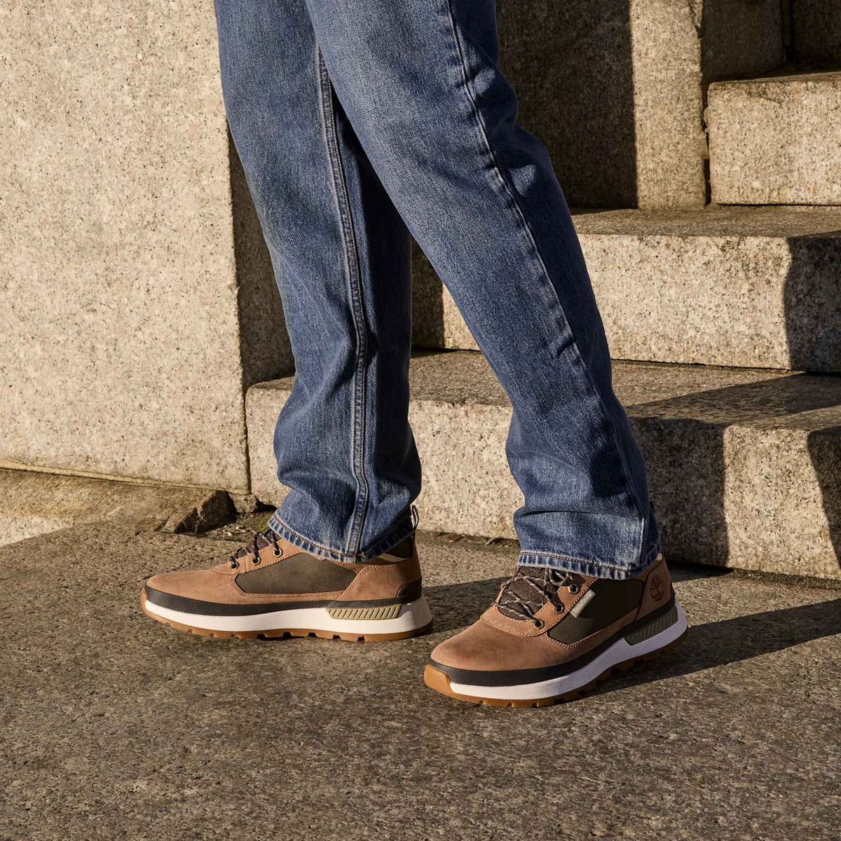 Mens Field Trekker Sneaker TBL Brown NubuckDark Brown ALTA
