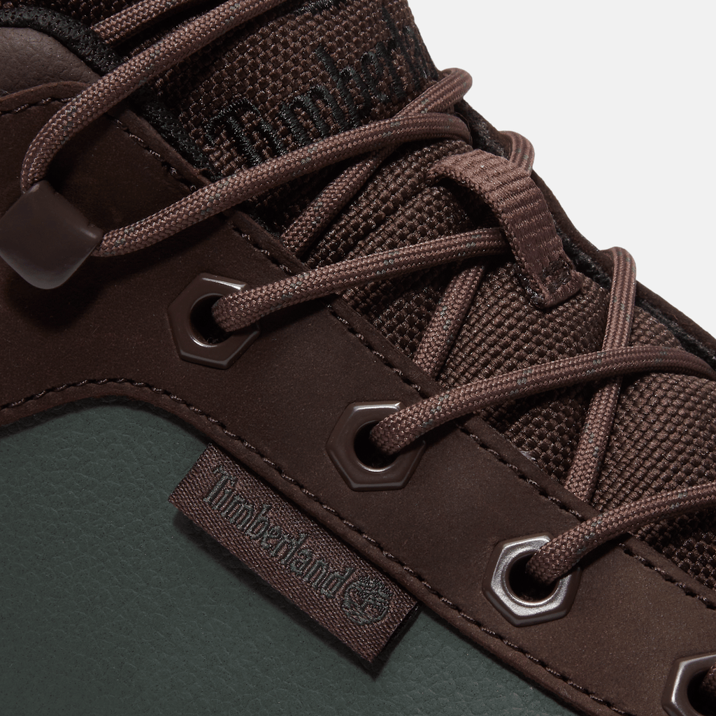 Mens Field Trekker Sneaker TBL Dark Brown NubuckDark Green ALT7